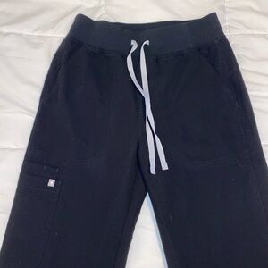 Figs High Waisted Isabel Wide Leg Scrub Pants